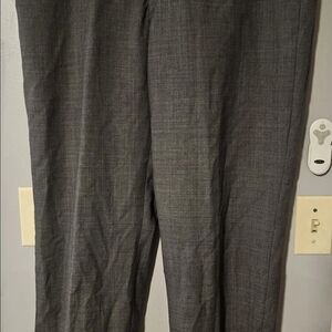 Ralph Lauren Men's Size 38x32 Lauren Total Comfort Grey Wool Dress Pants